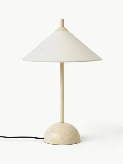 Tafellamp Vica met marmeren voet^Westwing Collection Hot