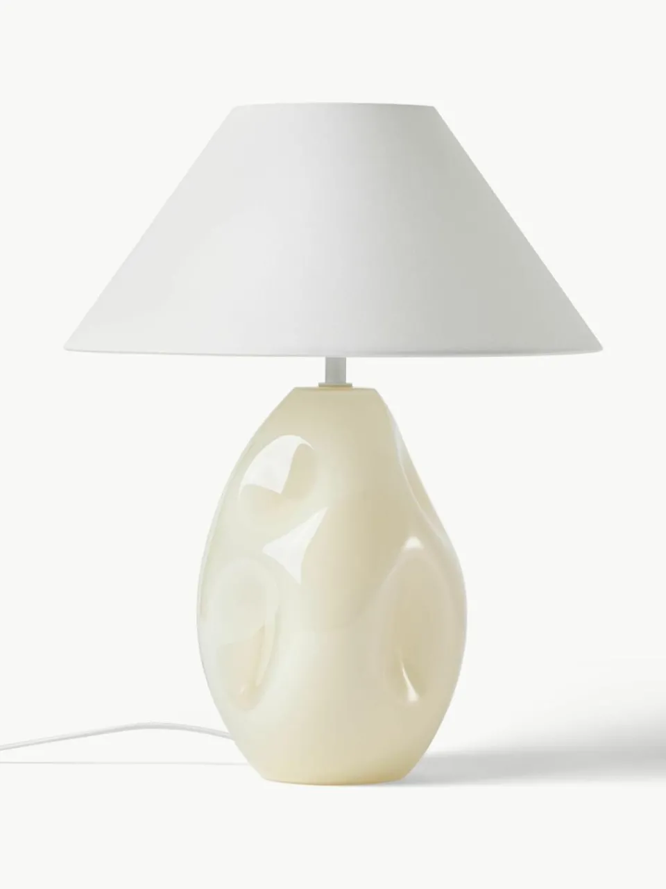 Tafellamp Xilia van opaalglas^Westwing Online