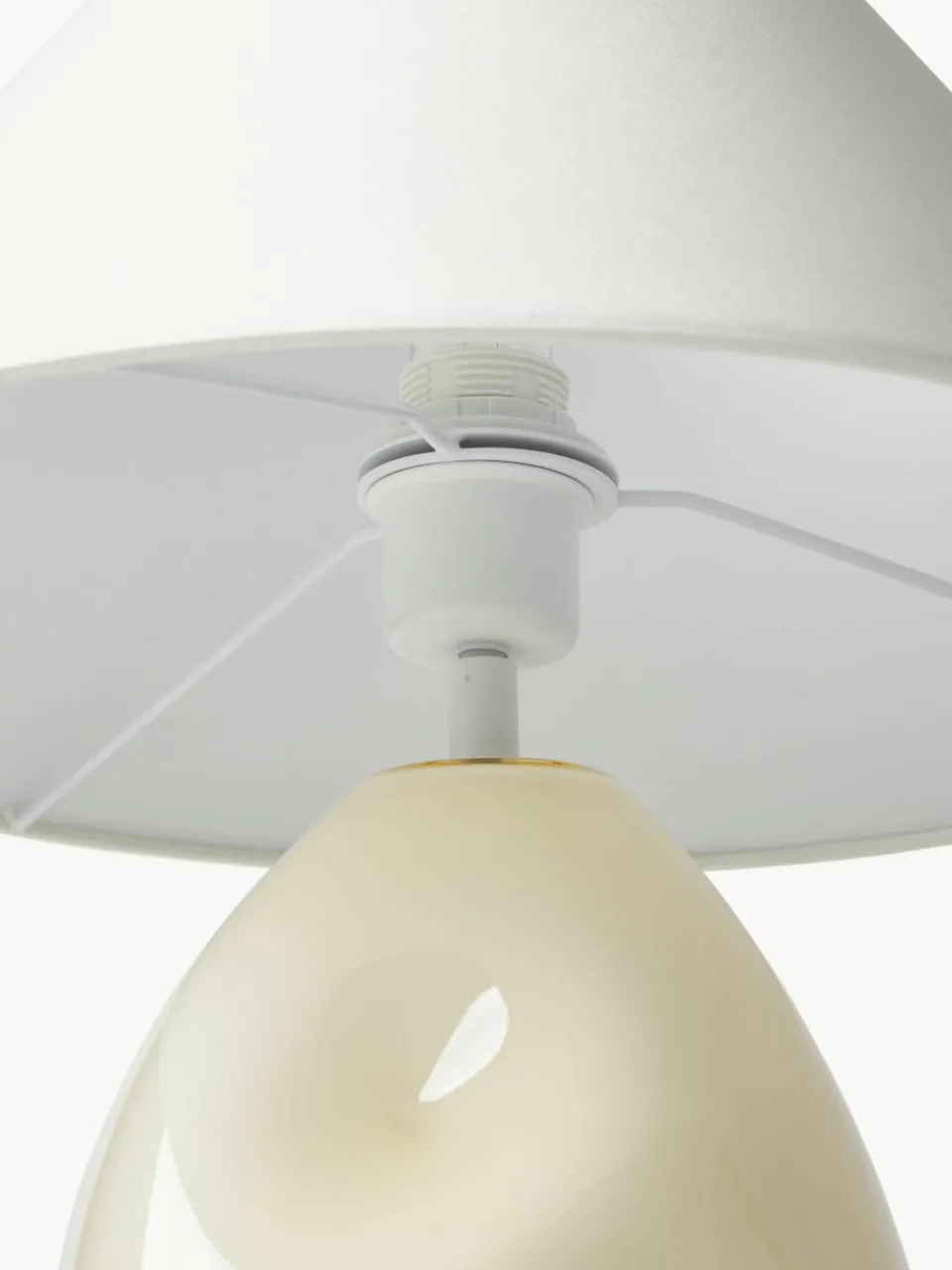 Tafellamp Xilia van opaalglas^Westwing Online