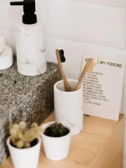 Tandenborstelbeker Daro van keramiek^ANDREA HOUSE Online
