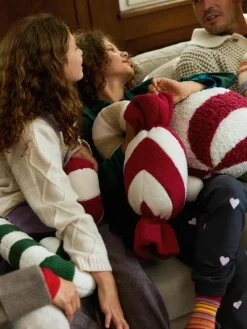 Teddy decoratief kussen Sweety in snoepjesvorm^Westwing Collection Online