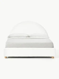 Teddy gestoffeerd bed Ebba^Westwing Collection Fashion