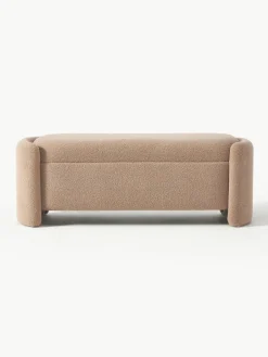 Teddy gestoffeerde bank Benji met opbergruimte^Westwing Collection Discount