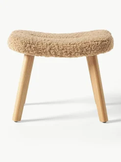 Teddy kruk Wing met houten poten^Westwing Collection New