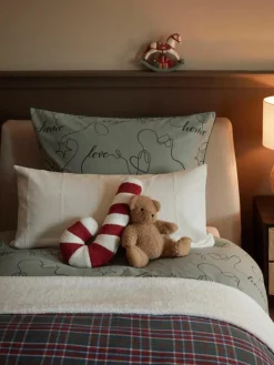 Teddy kussen Sugar in snoepstokken vorm^Westwing Collection New