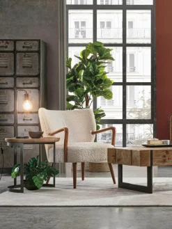 Teddy loungefauteuil Moritz met armleuningen^Bizzotto New