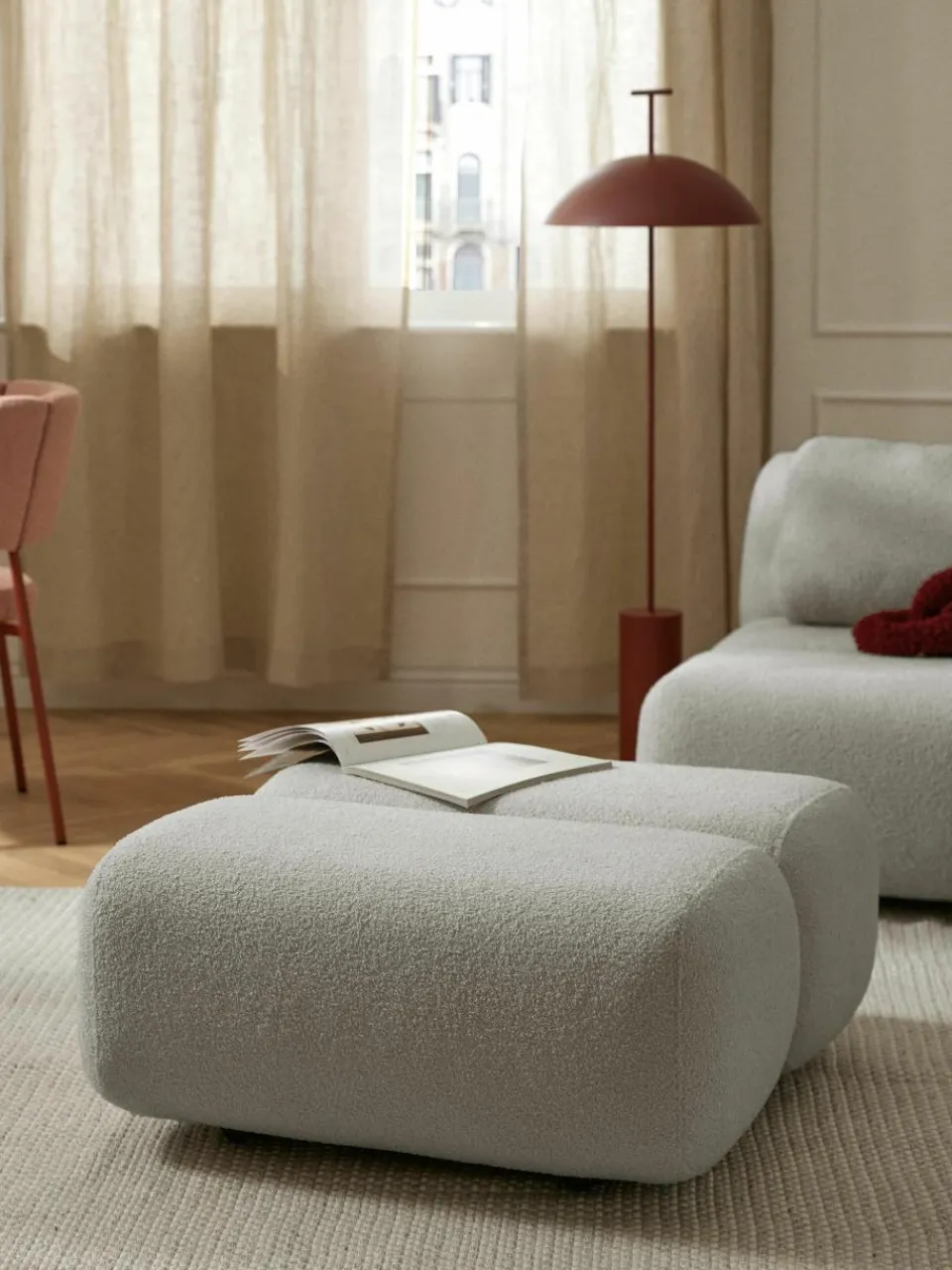 Teddy poef Caterpillar^Westwing Collection Discount