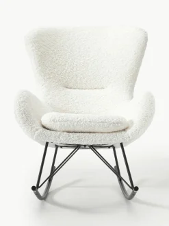 Teddy schommelstoel Wing met metalen poten^Westwing Collection Fashion