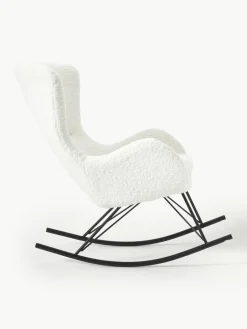Teddy schommelstoel Wing met metalen poten^Westwing Collection Fashion