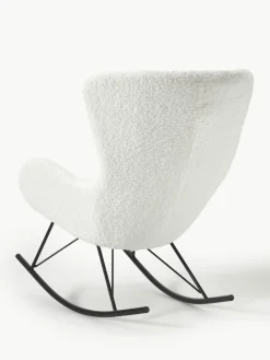 Teddy schommelstoel Wing met metalen poten^Westwing Collection Fashion