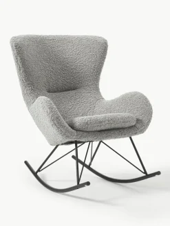 Teddy schommelstoel Wing met metalen poten^Westwing Collection Outlet