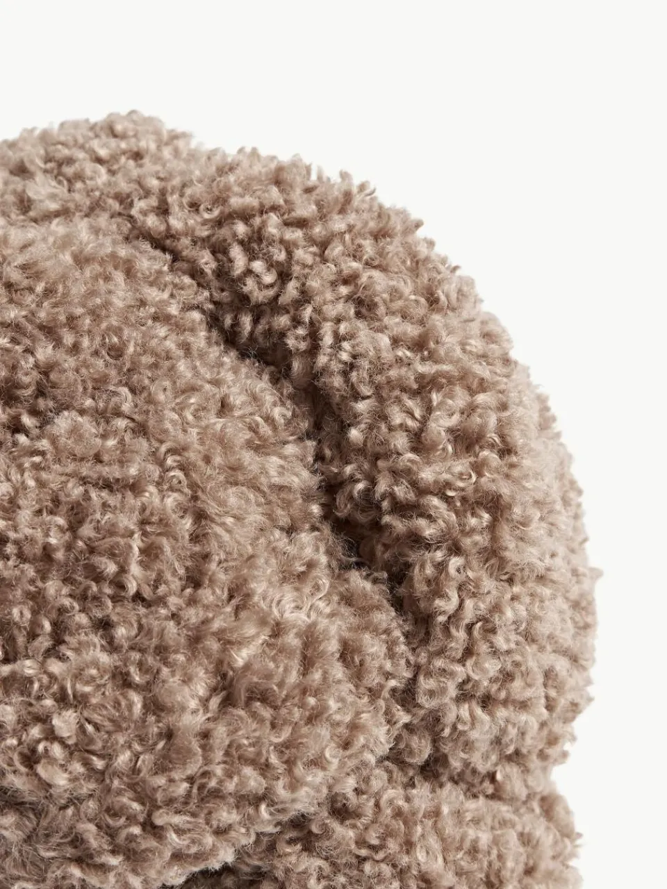 Teddy stoffen geknoopt kussen Dotty^Westwing Collection Discount
