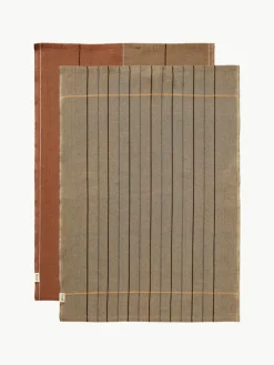 Theedoeken Ito van biokatoen, 2-delig^ferm LIVING Hot