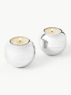 Theelicht- en stokkandelaars Celona, set van 2^Westwing Collection Discount