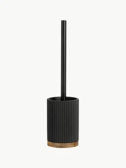 Toiletborstel Laura met houten decoratie^ANDREA HOUSE Online