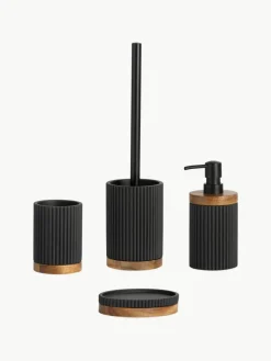 Toiletborstel Laura met houten decoratie^ANDREA HOUSE Online