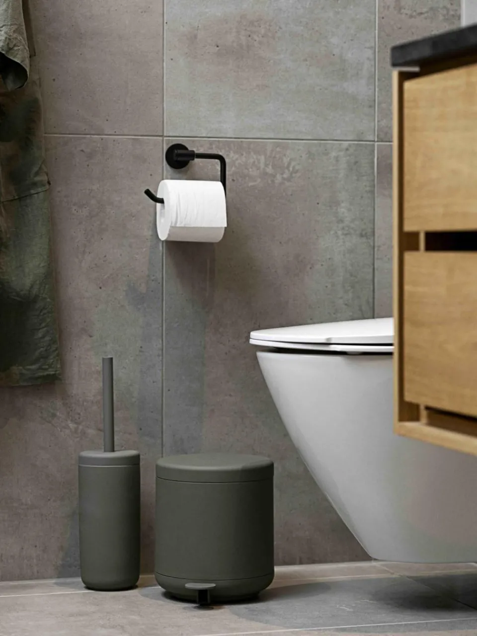 Toiletborstel Ume met houder^Zone Denmark Discount