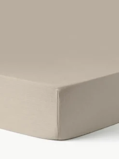 Topper hoeslaken Airy, gewassen linnen^Westwing Collection Online