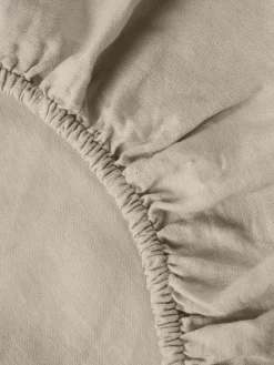 Topper hoeslaken Airy, gewassen linnen^Westwing Collection Online