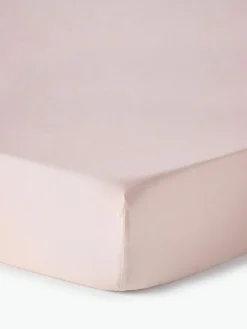 Topper hoeslaken Airy, gewassen linnen^Westwing Collection Hot