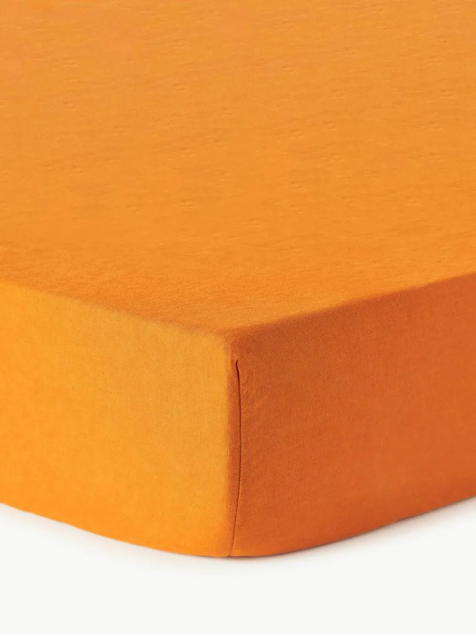Topper hoeslaken Airy, gewassen linnen^Westwing Collection Discount