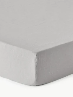 Topper hoeslaken Airy, gewassen linnen^Westwing Collection Online