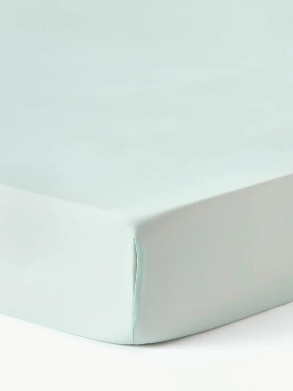 Topper hoeslaken Comfort, katoensatijn^Westwing Collection New