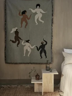Travertijn bijzettafel Distinct met twee tafelbladen^ferm LIVING Online