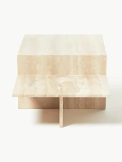 Travertijn salontafel Distinct met twee tafelbladen^ferm LIVING Hot