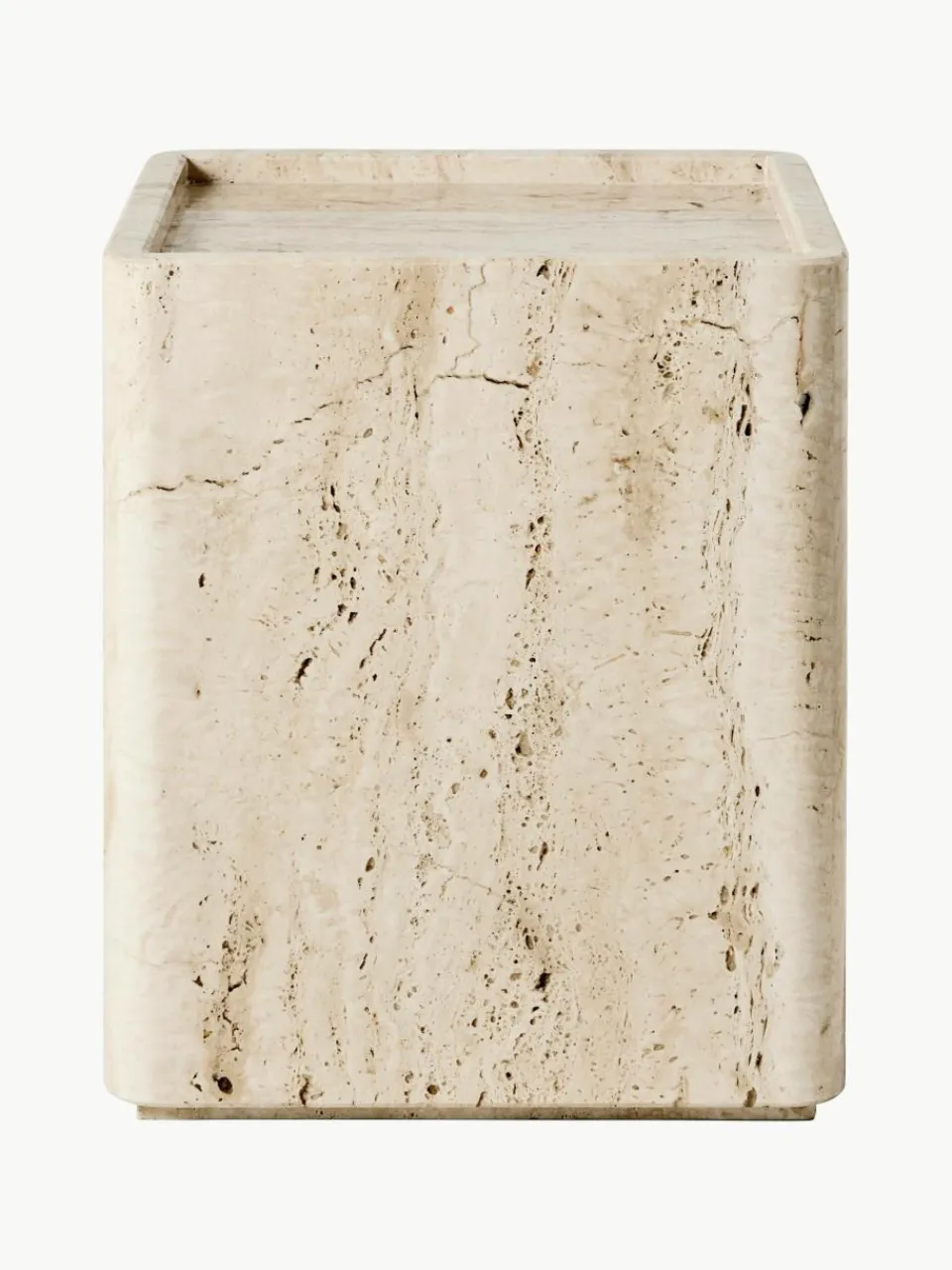 Travertin bijzettafel Pietra^GUBI Outlet