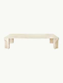 Travertin salontafel Doric, B 140 cm^GUBI Best