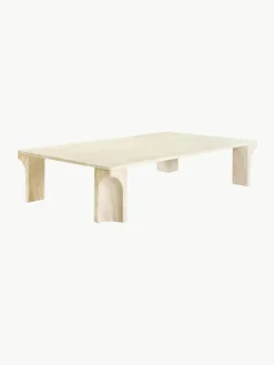 Travertin salontafel Doric, B 140 cm^GUBI Best