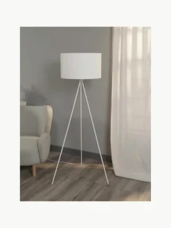 Tripod vloerlamp Cella met stoffen lampenkap^Westwing Collection Online