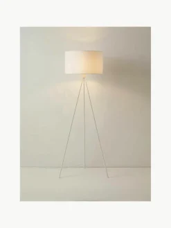 Tripod vloerlamp Cella met stoffen lampenkap^Westwing Collection Online