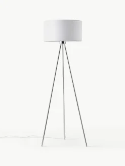 Tripod vloerlamp Cella met stoffen lampenkap^Westwing Collection New
