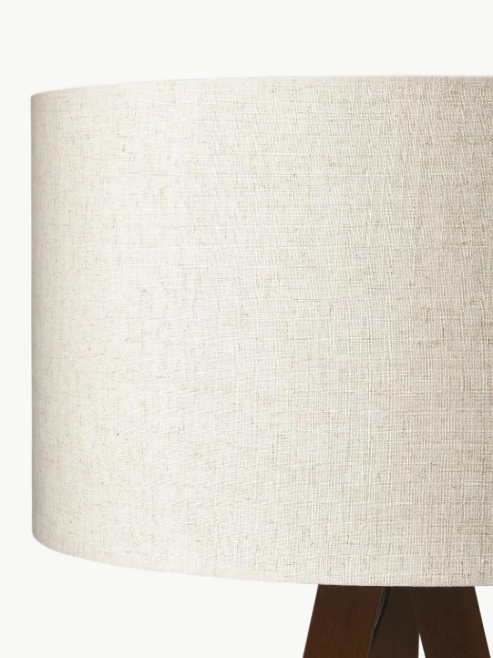 Tripod vloerlamp Jake van massief hout^Westwing Collection Fashion