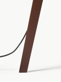 Tripod vloerlamp Jake van massief hout^Westwing Collection Fashion