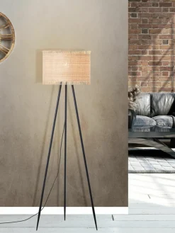 Tripod vloerlamp Raffy van zeegras^Westwing Clearance