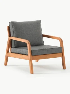 Tuin loungeset Bergen uit eucalyptushout, 4-delig^Westwing Collection Sale