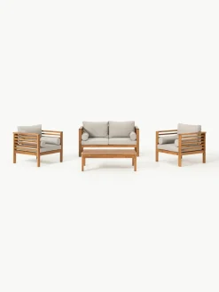 Tuin loungeset Bo, 4-delig^Westwing Collection Best