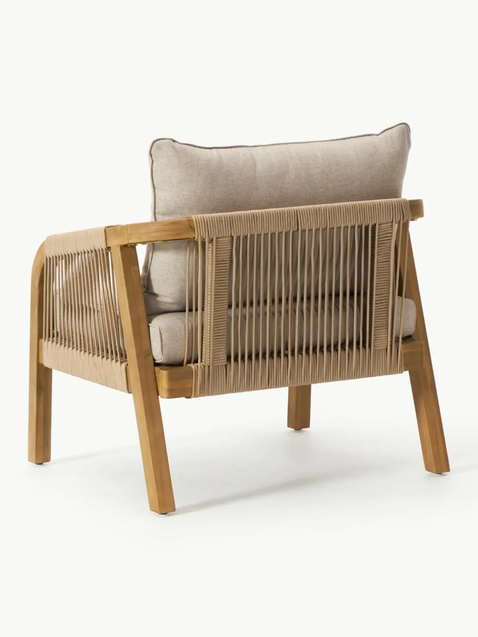 Tuin loungeset Lu van acaciahout, 4-delig^Westwing Collection Sale