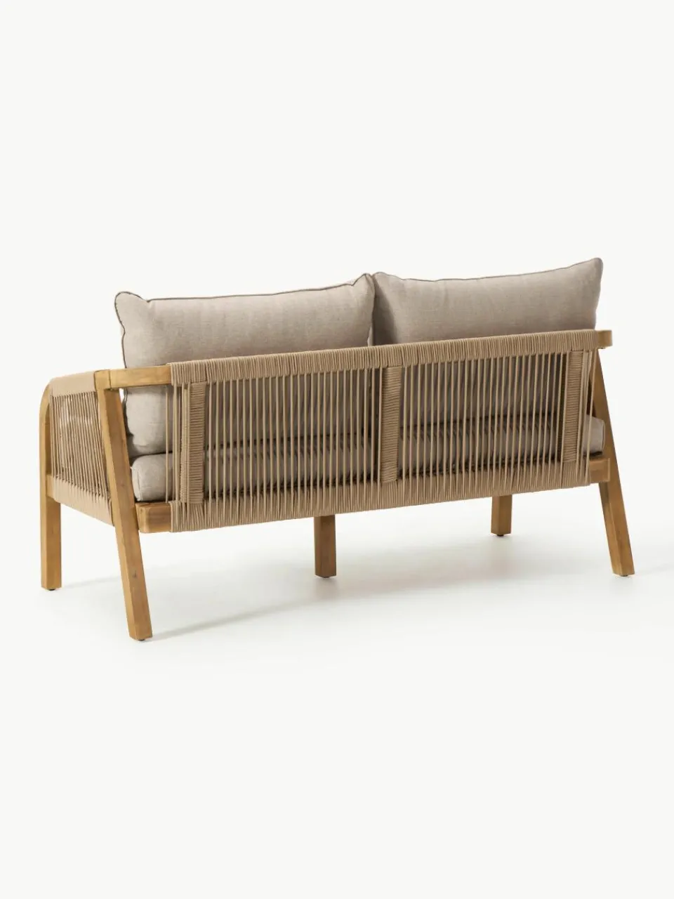 Tuin loungeset Lu van acaciahout, 4-delig^Westwing Collection Sale