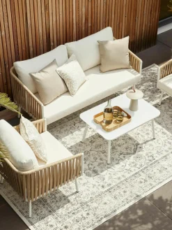 Tuin loungeset Malo, 4-delig^Westwing Collection Fashion