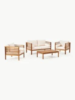 Tuinloungeset Bo, 4-delig^Westwing Collection Clearance