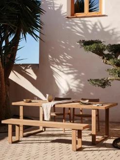Tuintafel Canadell van teakhout, 180 x 90 cm^Westwing Online
