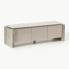 Tv-meubel Bruce van marmer en metaal^Westwing Collection New