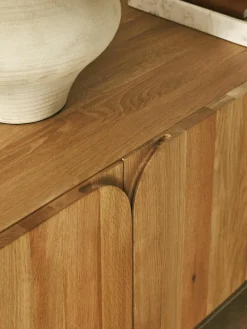 Tv-meubel Cadi van eikenhout^Westwing Collection Clearance