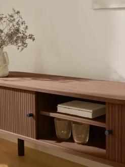 Tv-meubel Calary met geribde voorzijde^Westwing Collection Clearance