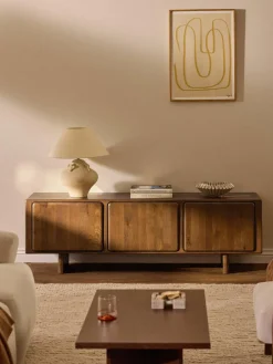 Tv-meubel Chandler van eikenhout^Westwing Collection Sale