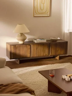 Tv-meubel Chandler van eikenhout^Westwing Collection Sale